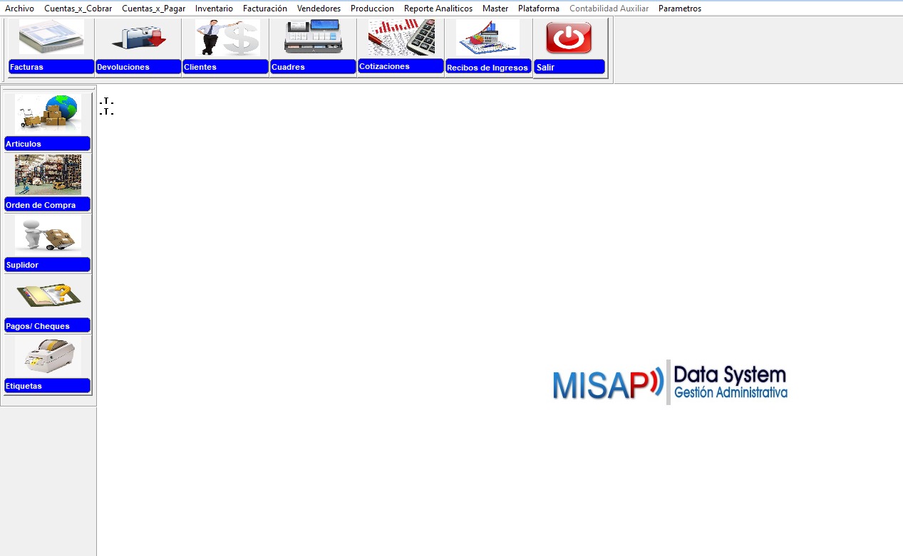 imagen del sistema